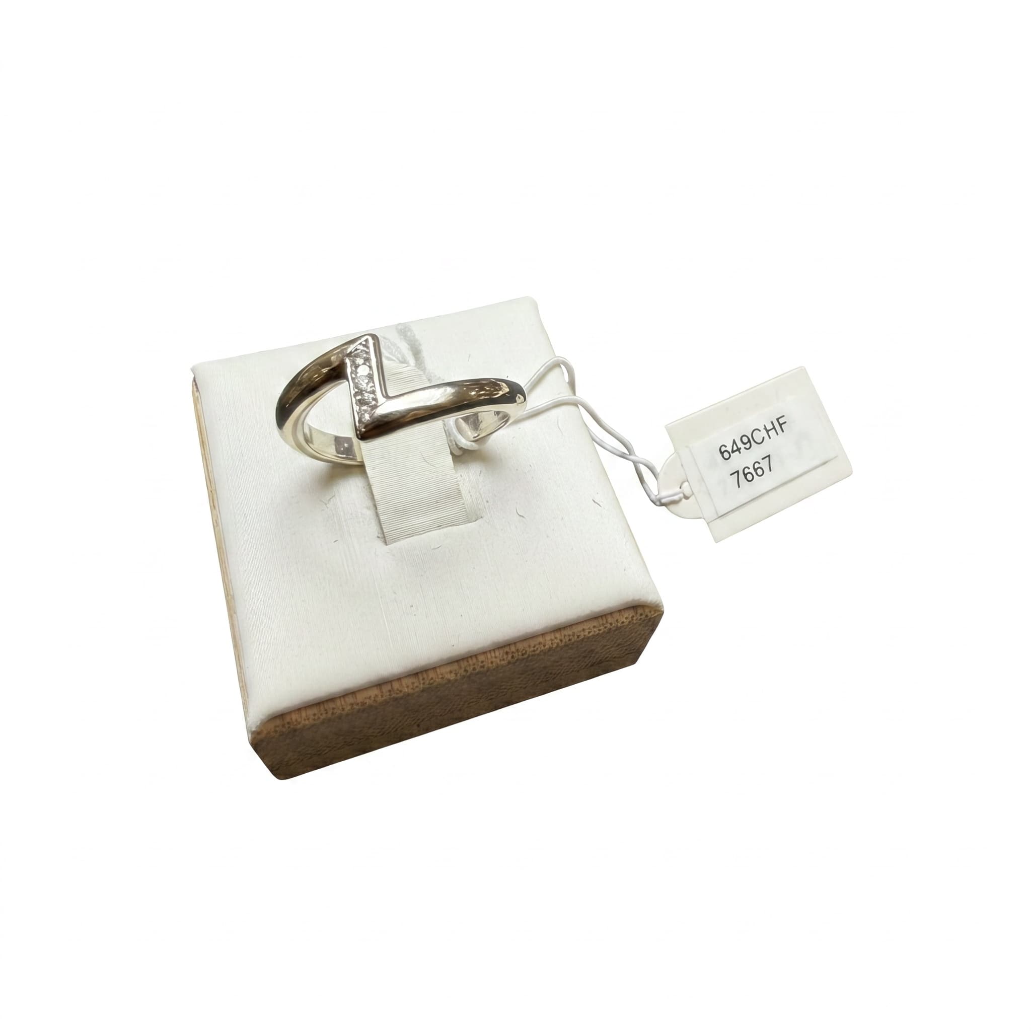Bague or 18K 4.84gr diam