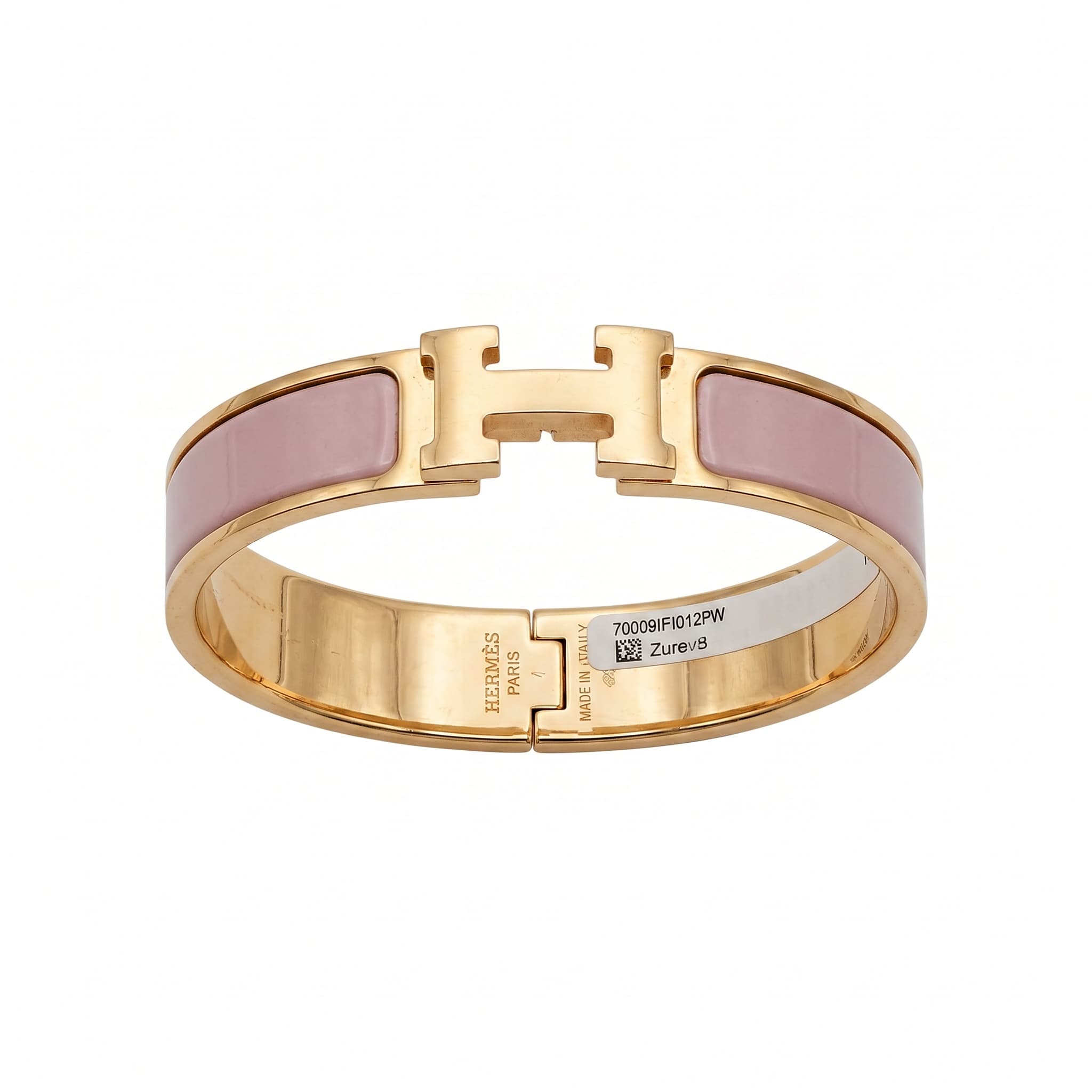 Bracelet Hermes : le plaqué or rose