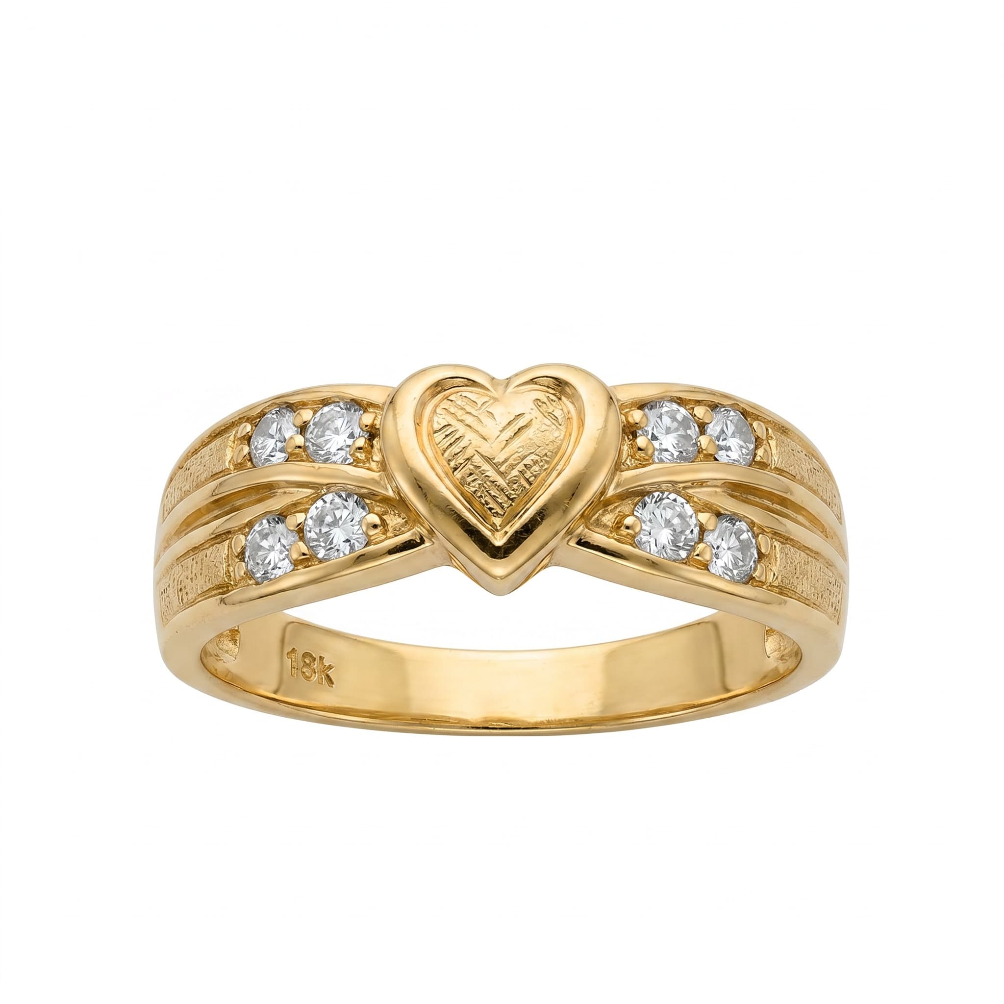 Bague or 18K 3.62gr diam