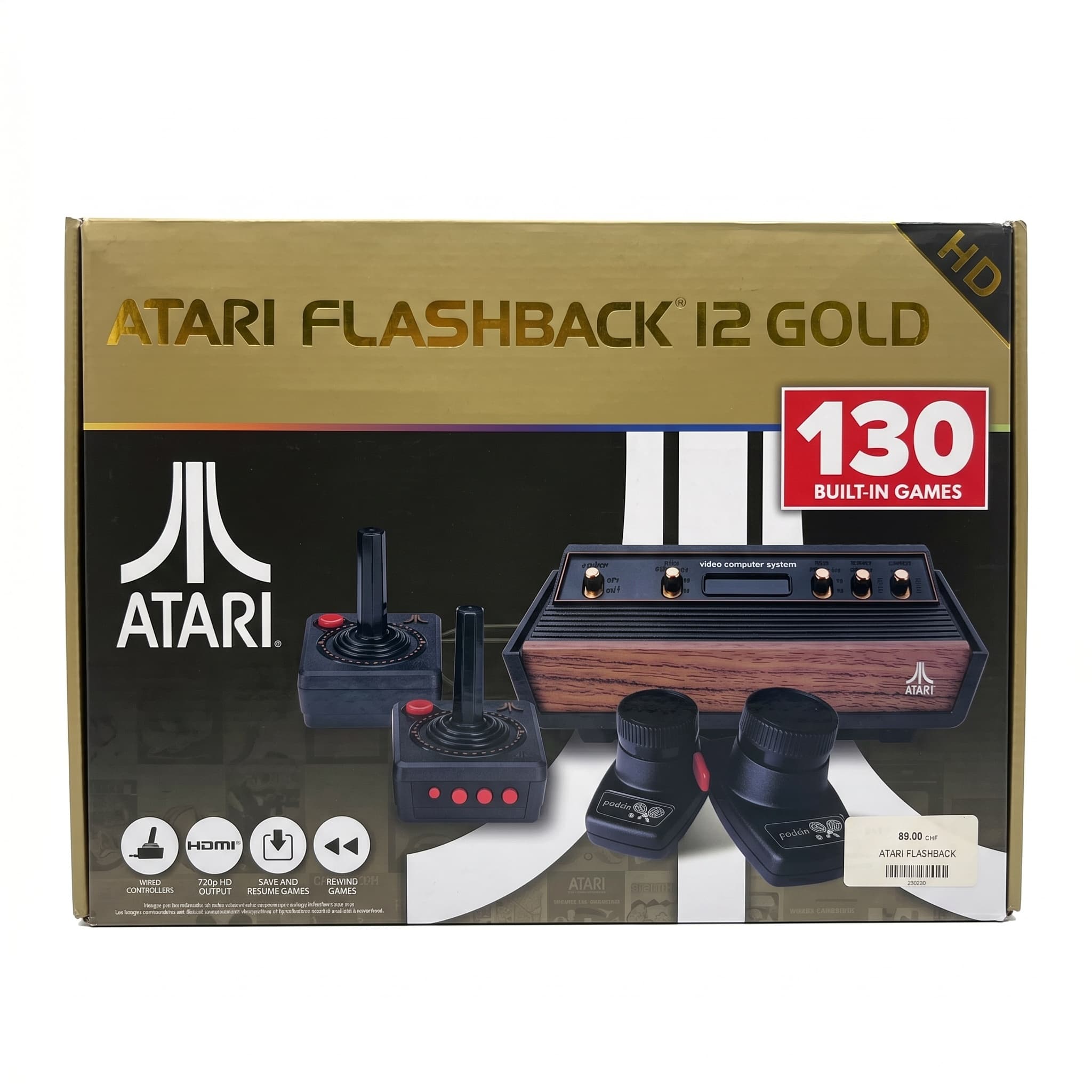 atari flasgback 12 gold