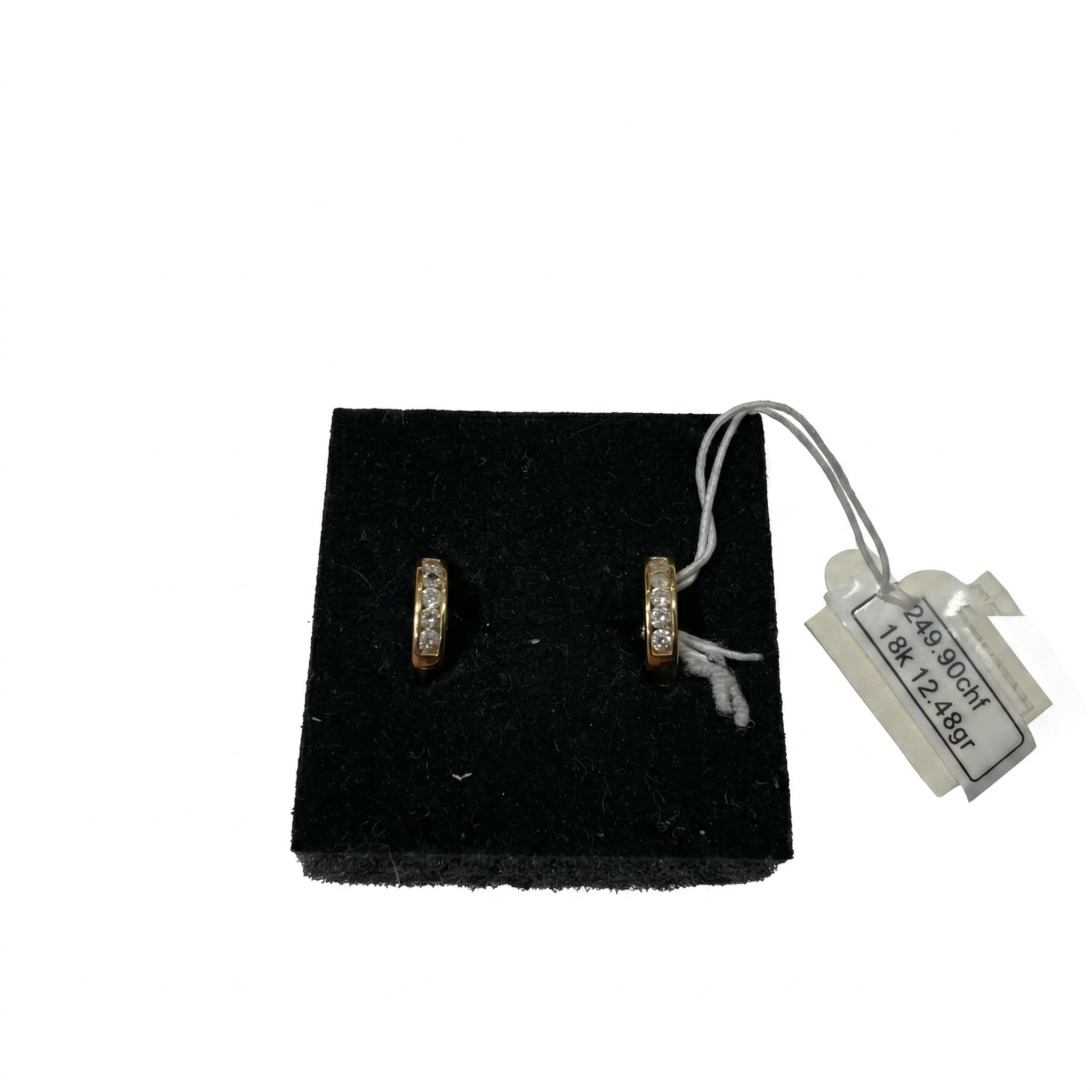 Boucle d’oreille or 18K 12.48gr