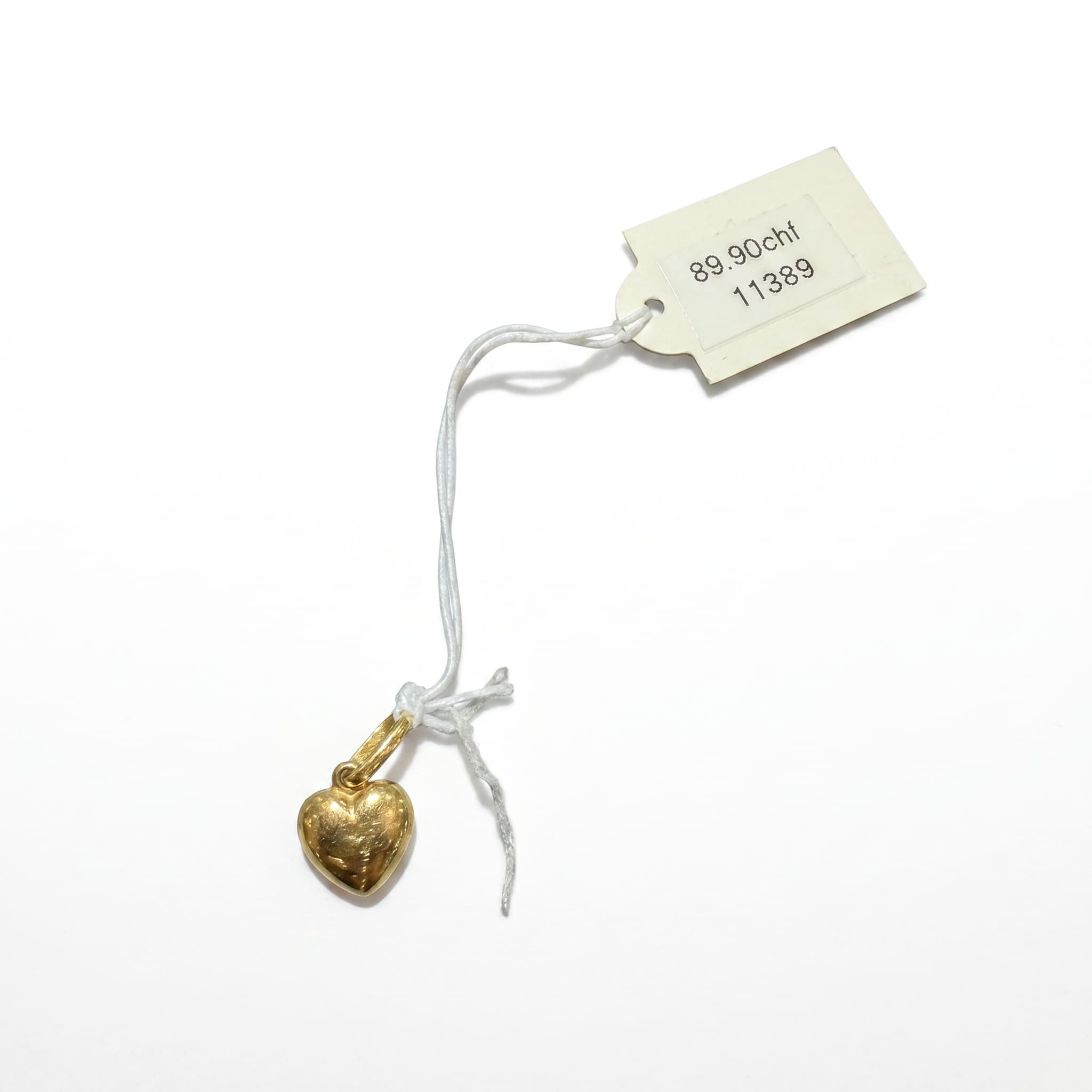Pendentif cœur or 18K 0.77gr
