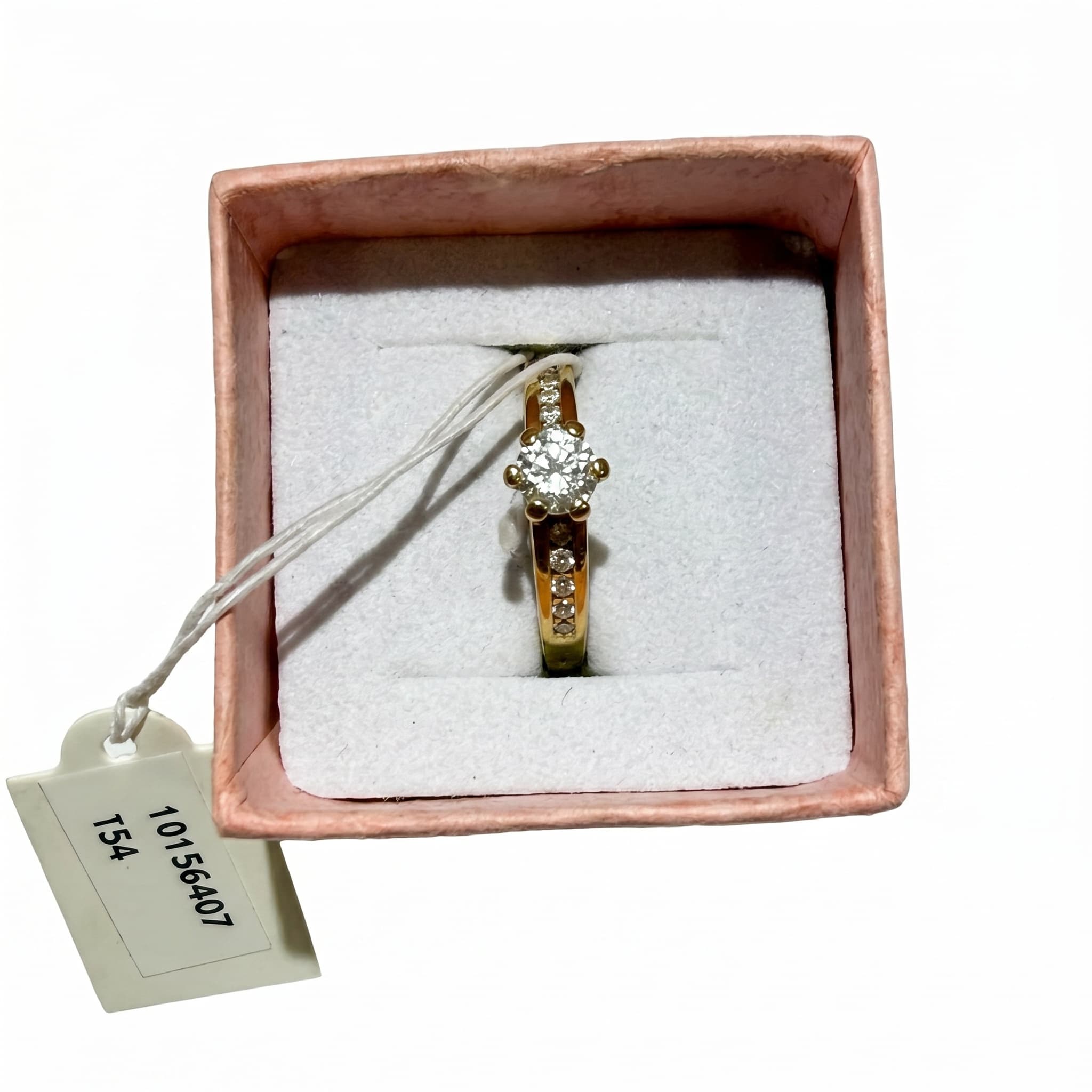 Bague or 18K 2.44gr diam