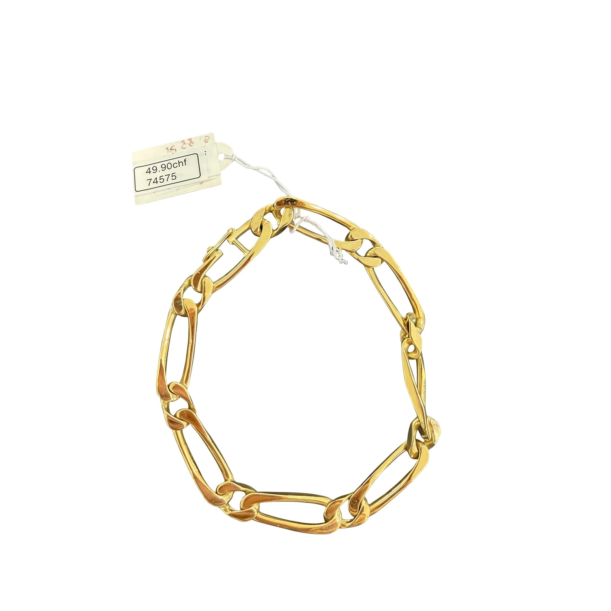 Bracelet maille figaro dorée