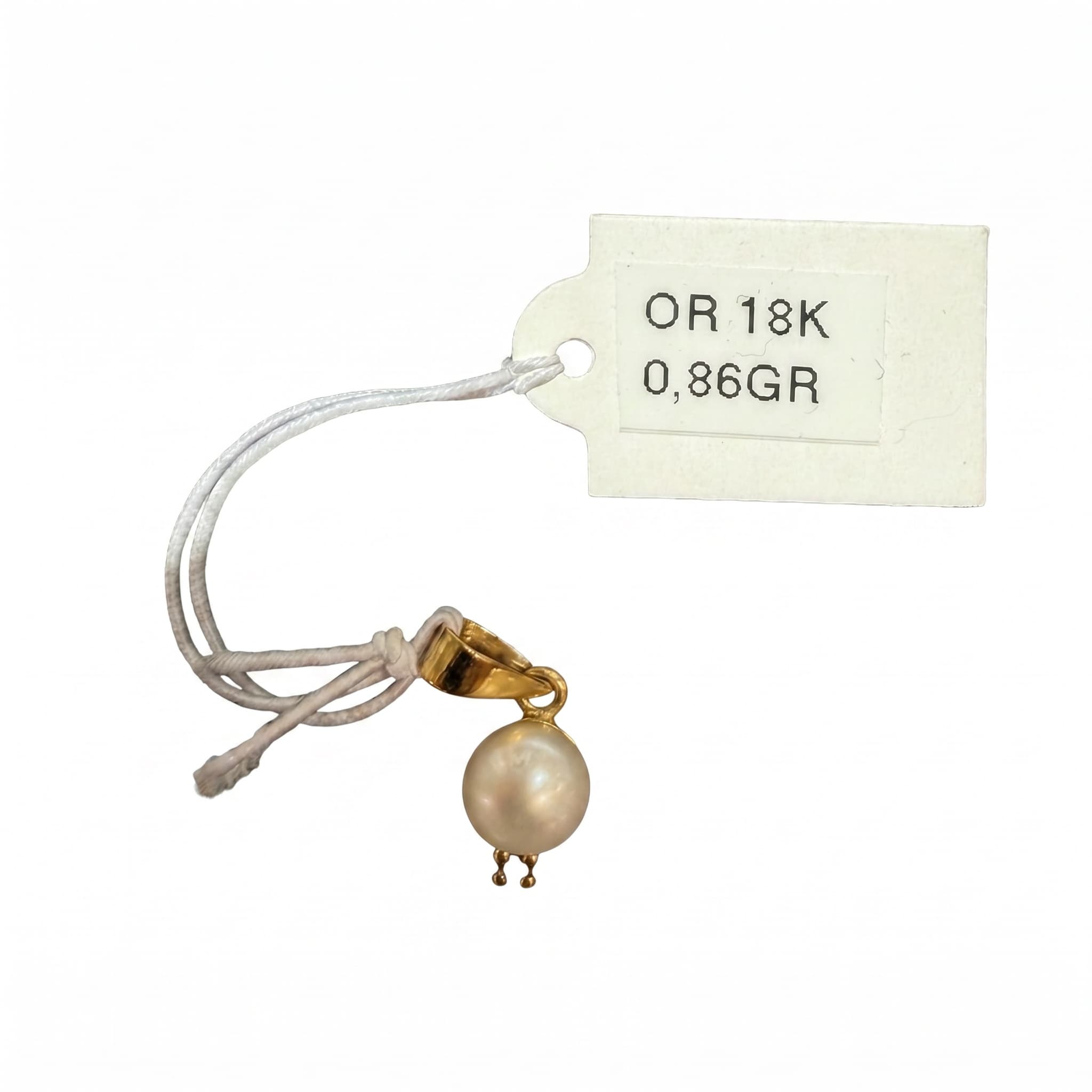Pendentif perle or 18K 0.86gr