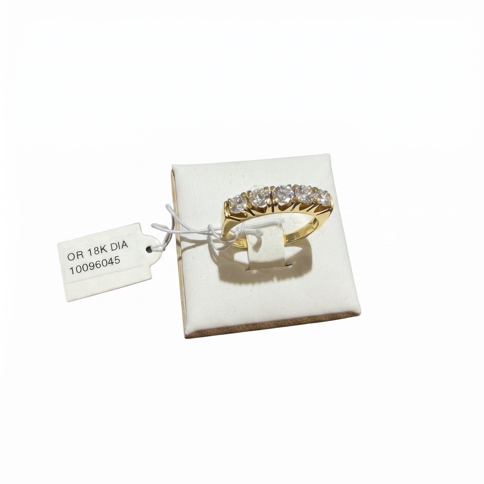 Bague or 18K 3.52gr diam