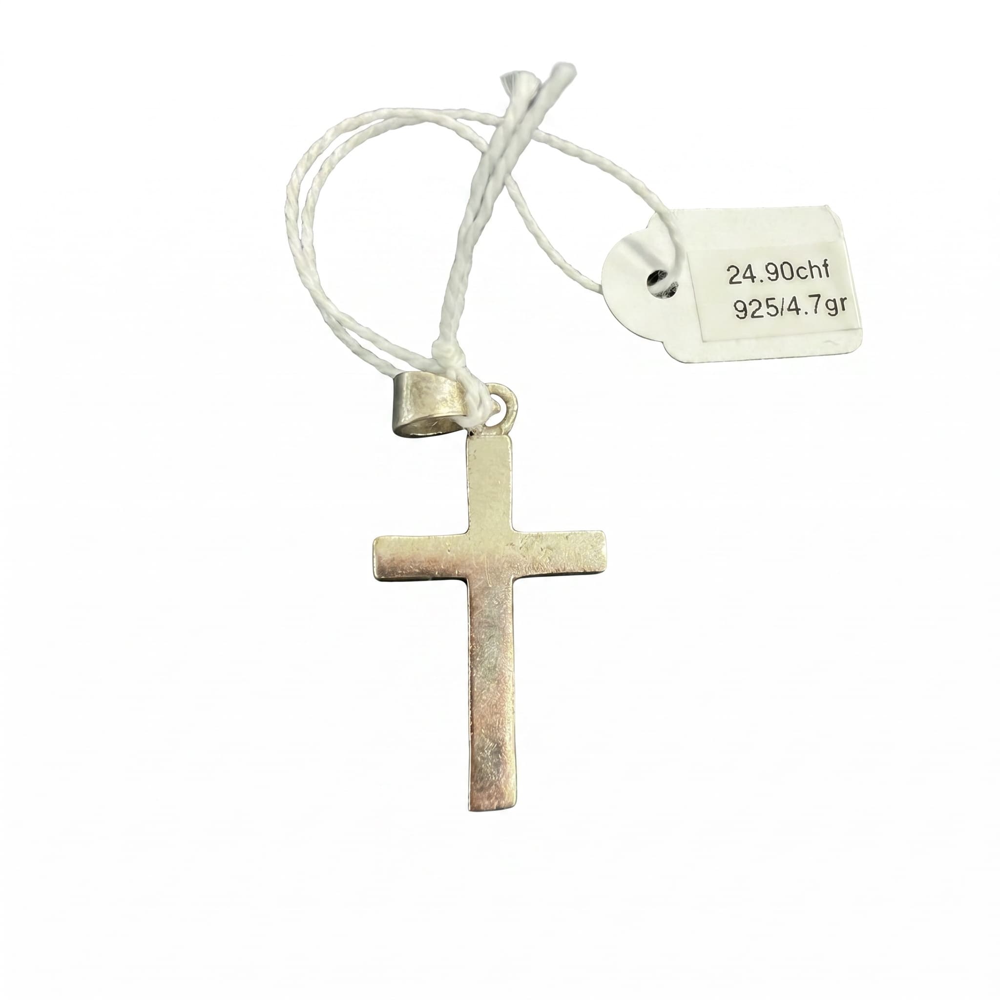 Pendentif croix argent 925