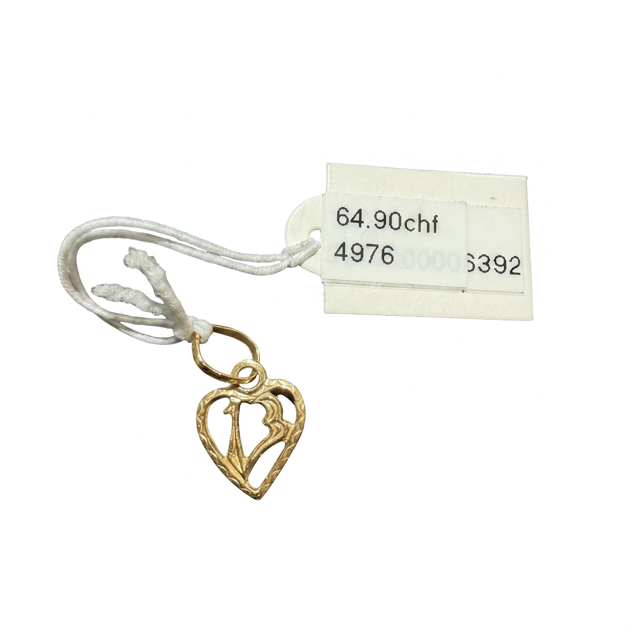 Pendentif cœur or 18K 0.54gr