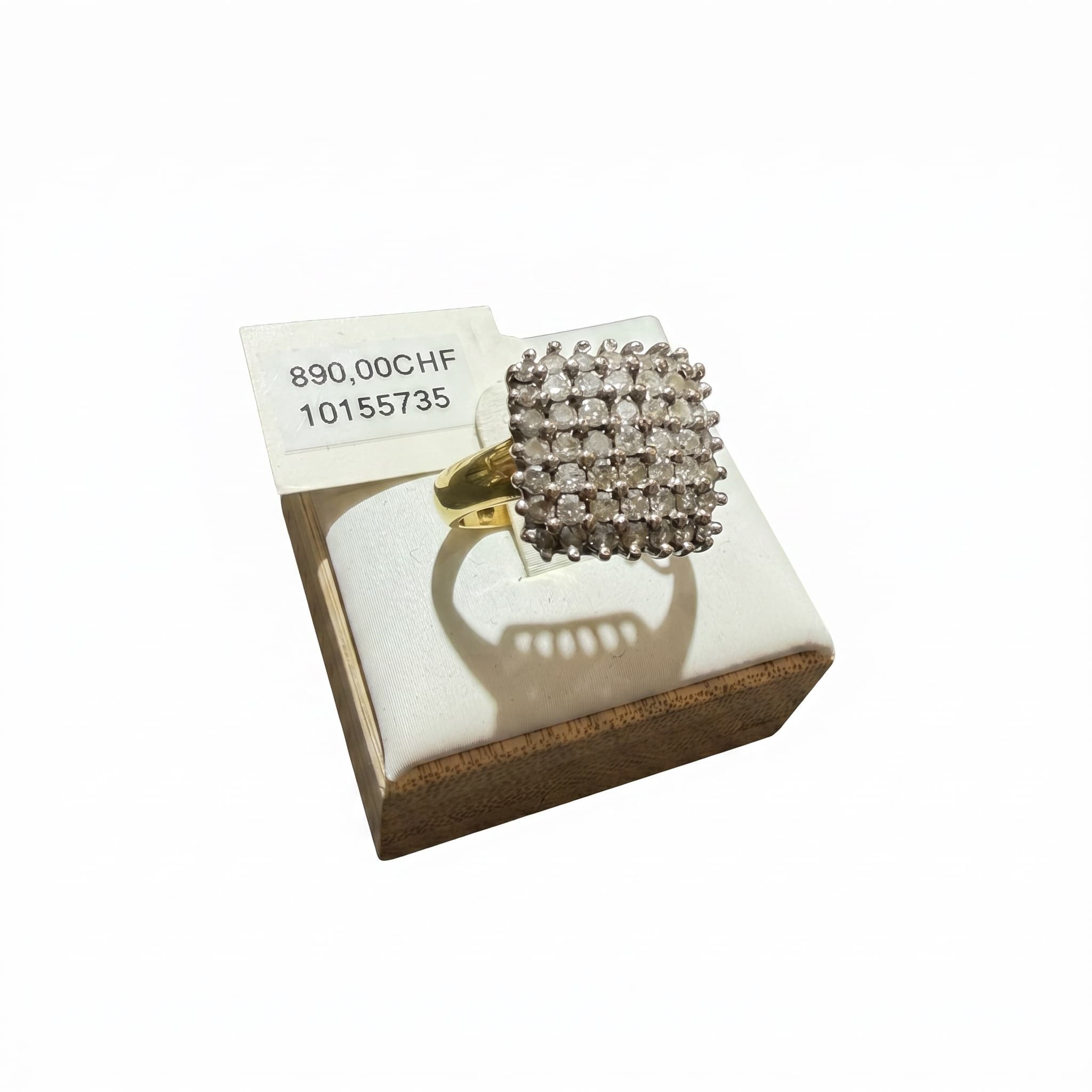 Bague or 18K 5gr diam