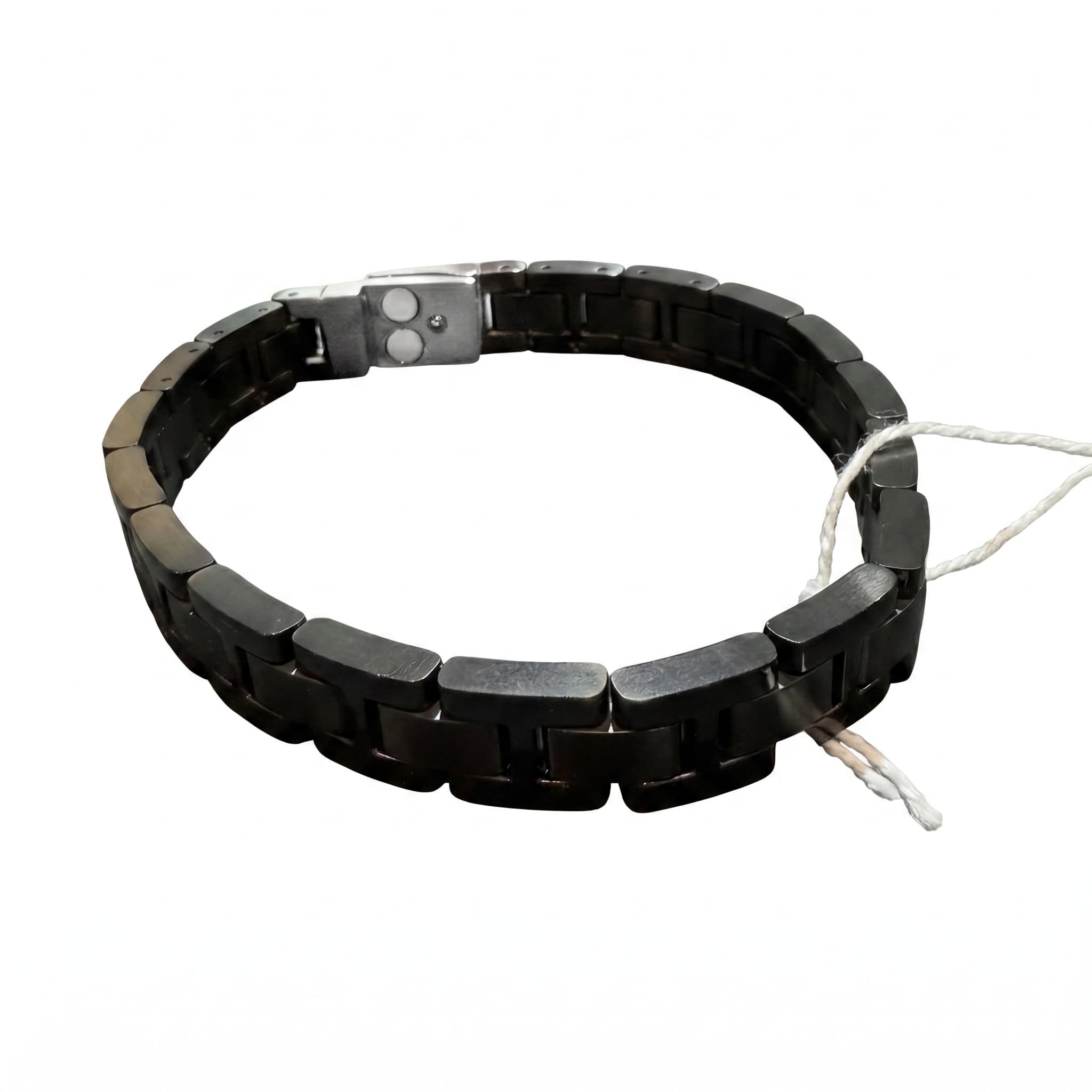 Bracelet acier maillons noir