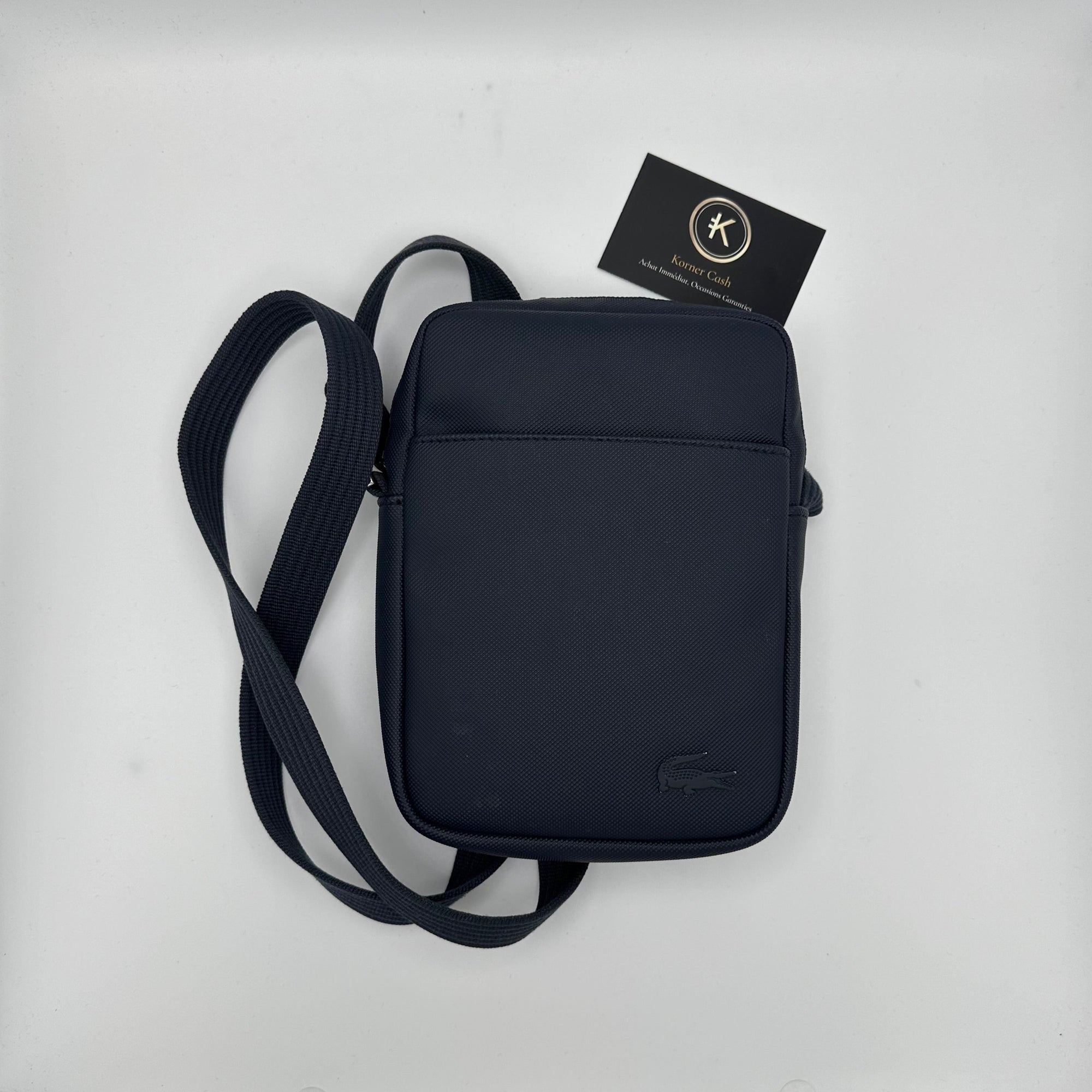 Sacoche Lacoste Bleu