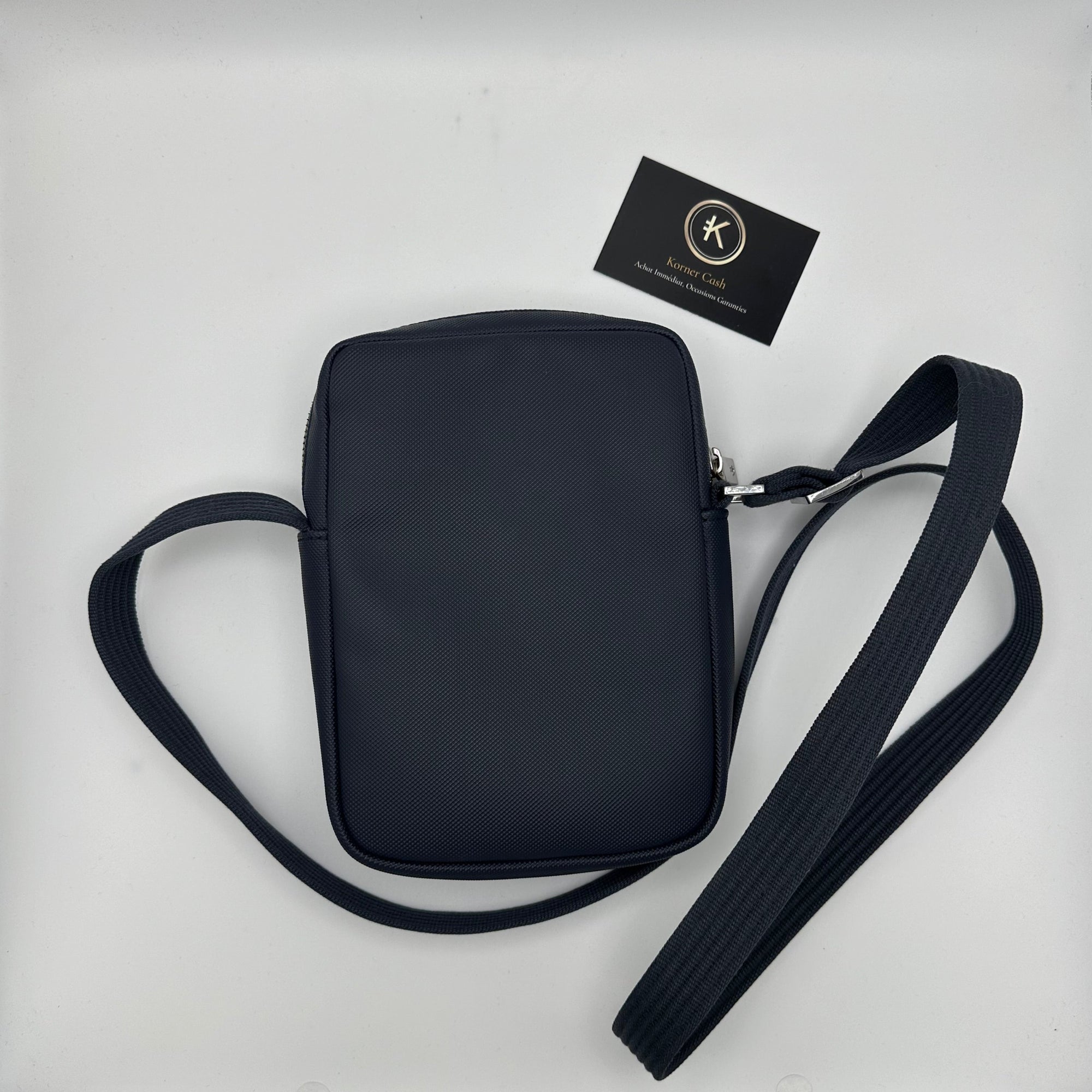 Sacoche Lacoste Bleu
